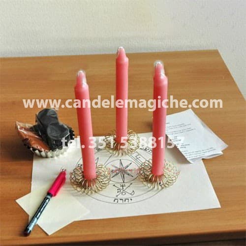 kit candele per rituale per coppie giovani