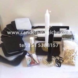 kit di accessori per il rito della mattonella bicolore