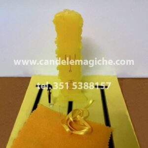 candela gialla dell'arcangelo hoc per rituale
